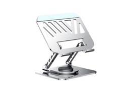 Soporte para portátil con altura ajustable, rotación de 360°, plegable y con sistema de refrigeración - Czhhmart