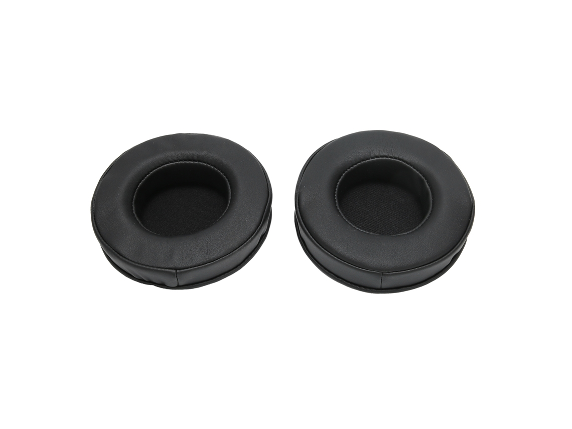 Capa Ouvido Universal 100mm Espuma Couro Artificial Para Headphone Acessório De Reposição Preto