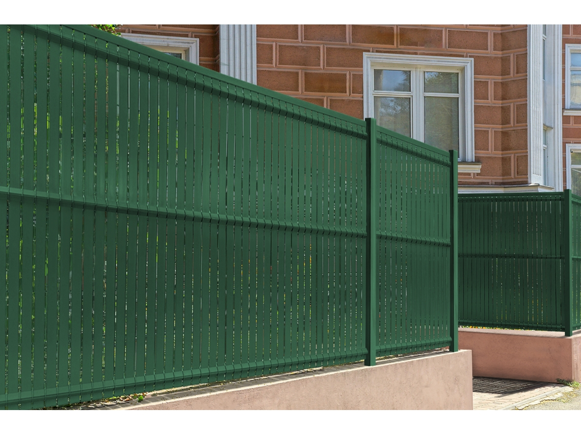 Kit lamas opacas de PVC 2m CINTO Al.190cm Verde CASANOOV