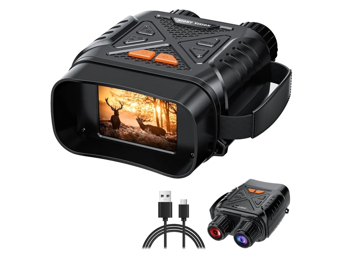 Gafas de visión nocturna, binoculares de visión nocturna para adultos, binoculares con zoom digital de 10x, cámara con pantalla HD, de 2 a 8 pulgadas, para tomar fotos. Yizhood