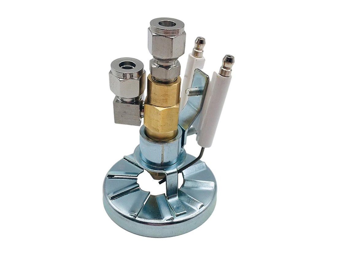 Boquilla De Pulverización De Aire Sifón Para Quemador De Aceite Usado Cerámica Electrodo Ignitor 75mm 1.2mm