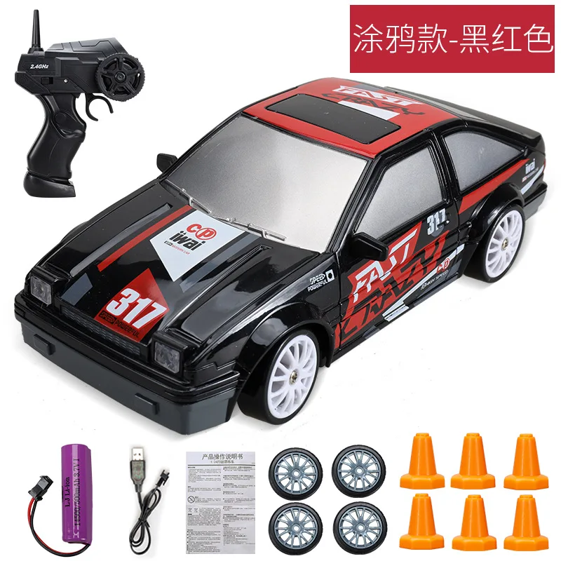 Coche De Control Remoto De 2,4 G Con Tracción En Las Cuatro Ruedas, 3,7 V, 500 Mah