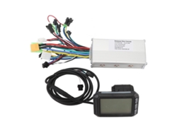 Kit Controlador Bicicleta Eléctrica 36v 48v 500w Brushless Con Panel De Display