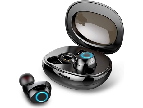 ELKUAIE Auriculares inalámbricos Auriculares Bluetooth 5.0 Mini Auriculares Bluetooth Micrófono HD Auriculares inalámbricos