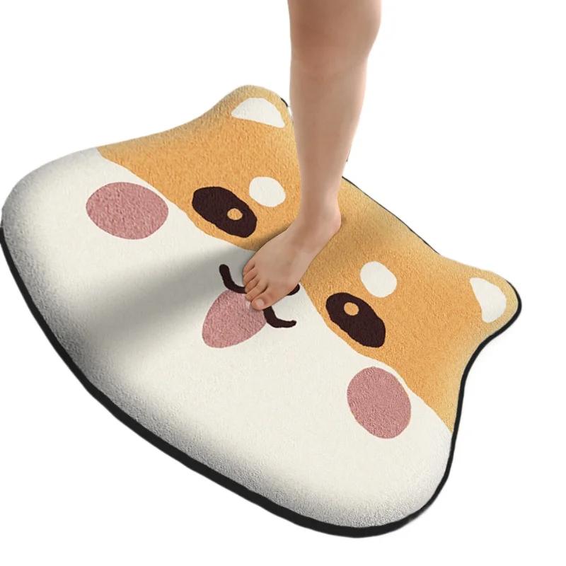 Alfombra De Baño Tejida De Poliéster, Especialmente Diseñada, Absorbente Y Antideslizante, Resistente A Las Manchas.