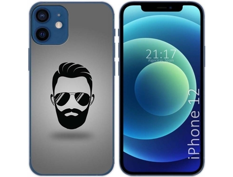 Carcasa iPhone 12 / 12 Pro (6.1) TUMUNDOSMARTPHONE Barba Multicolor