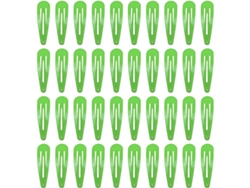 40 Pinzas Para El Cabello De Metal Verde De 5 Cm Para Niñas, Accesorios Para El Cabello