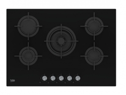 Placa de Gas BEKO HILW75222SL (Gas Butano-Propano - 75 cm - Negro)