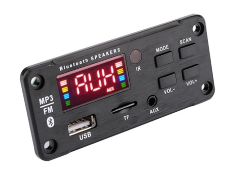 Lector con Amplificador Usb-Mp3/Wma/Wav/Flac/Ape Bluetooth Sd Radio Fm + Comando