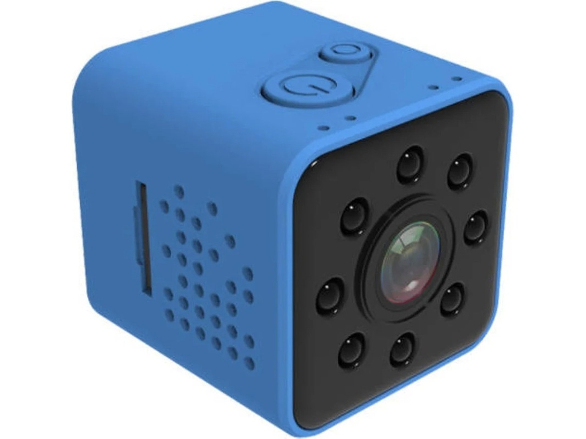Videocámara de bolsillo SQ23 Ultra Mini DV Wifi 1080P con visión nocturna por infrarrojos, resistente al agua hasta 30 m (azul)