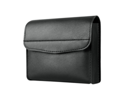 Bolsa de almacenamiento de accesorios digitales para fuente de alimentación Bolsa impermeable de PU Yuysan negra