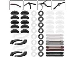 26 pares de gafas de silicona antideslizantes con ganchos para las orejas y almohadillas nasales para un ajuste seguro Rosewell