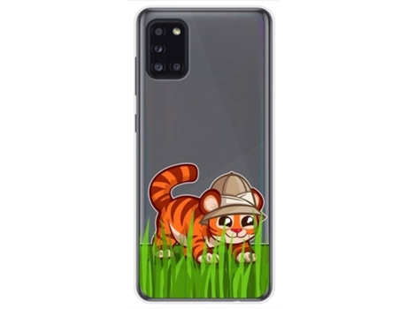 Carcasa Samsung Galaxy A31 TUMUNDOSMARTPHONE Dibujos Transparente Multicolor