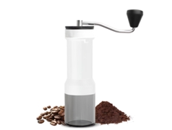 Molinillo De Café Manual Con 40 Niveles Ajustables, Vaso Transparente Y Mango Largo Para El Hogar, Camping Y Viajes.