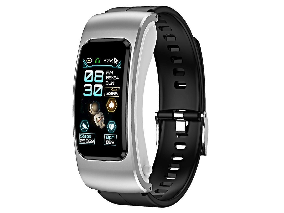 Reloj inteligente K60 de 1,08 pulgadas con correa de silicona extraíble, resistente al agua y compatible con llamadas Bluetooth. Ly Ebike