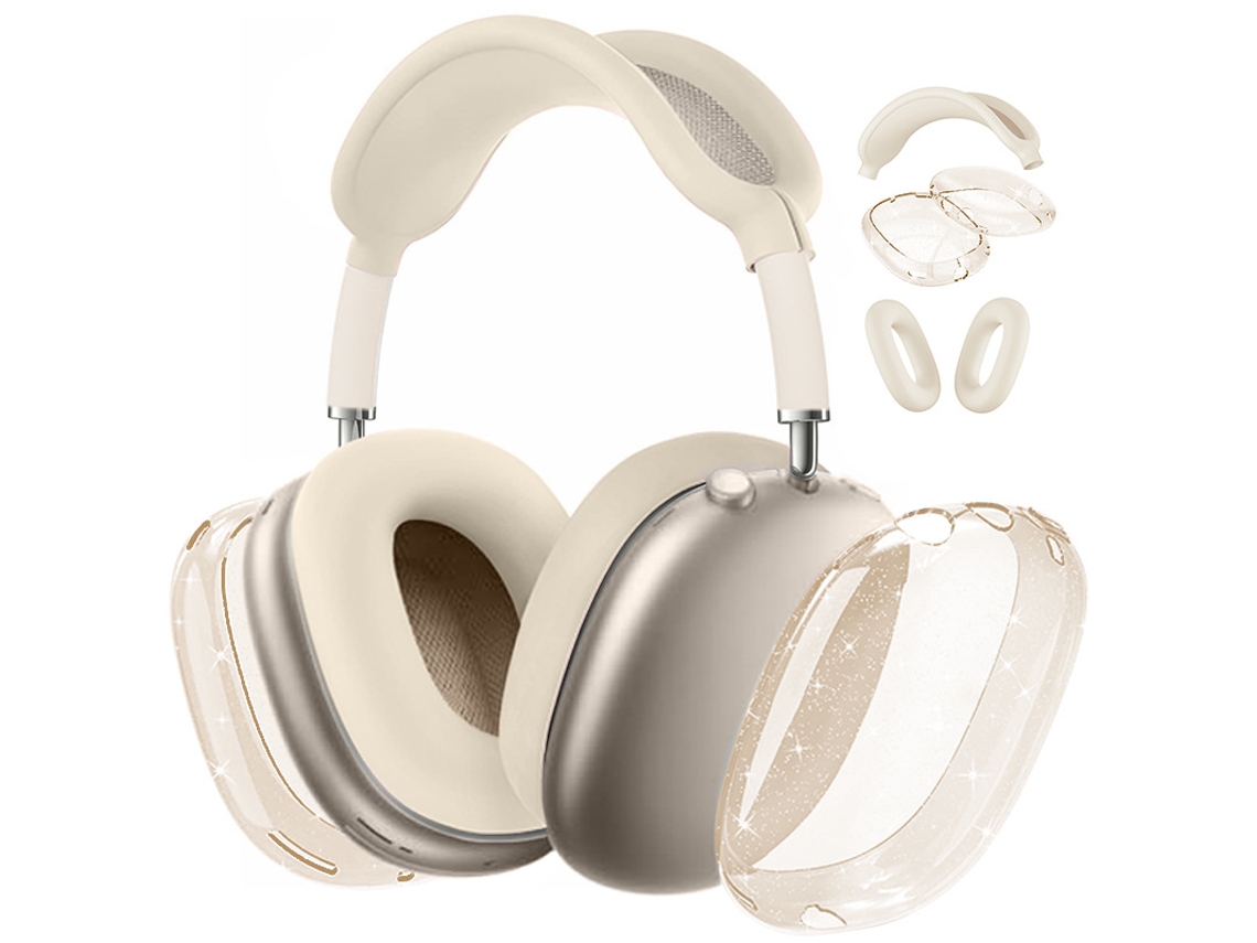 Funda Protectora Para Airpods Max, Tpu Y Silicona Transparente Y Suave, Resistente A Los Arañazos (starlight) Czhhmart