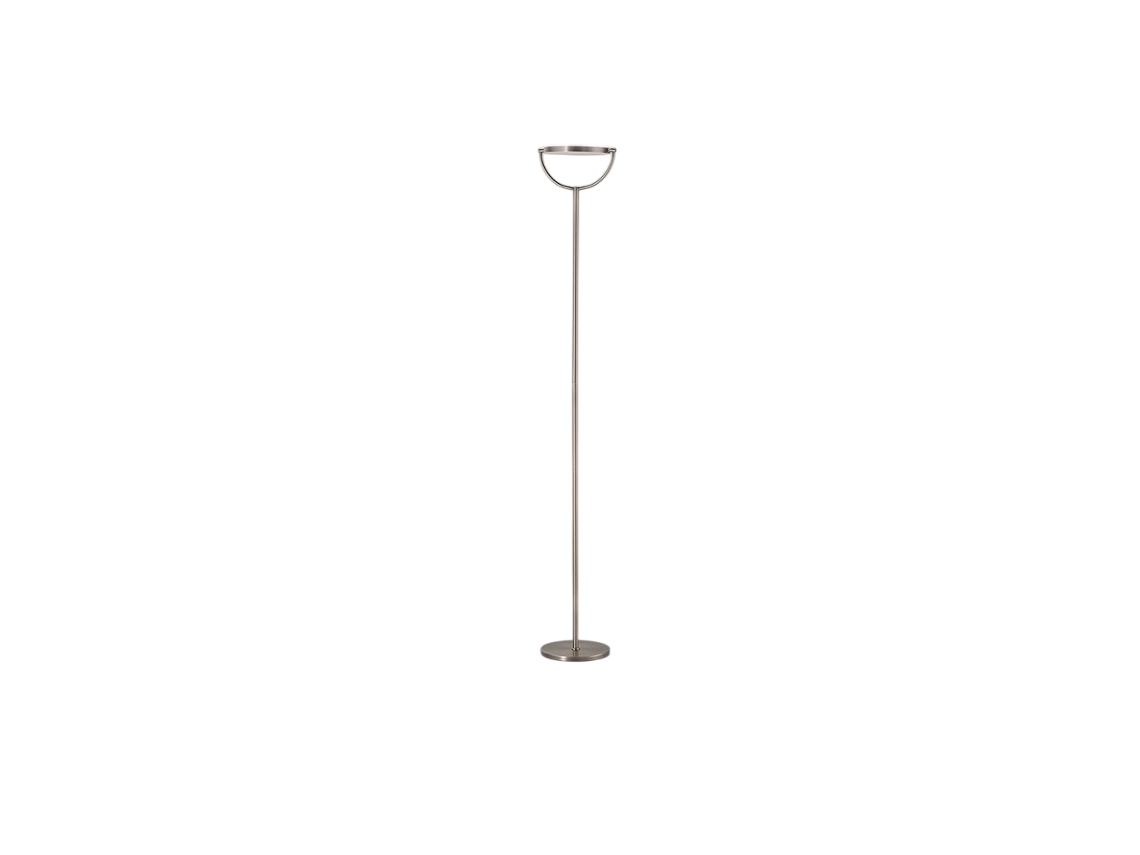 Plato - Lámpara de pie LED regulable de 30 W, 3000 K, 2968 lúmenes, 190 cm de altura, interruptor de pie - Perenz - Gris titanio