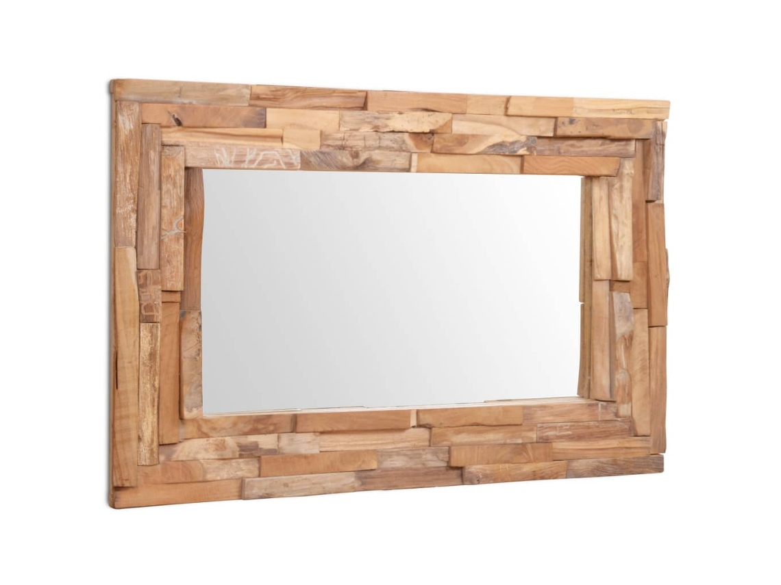 Espejo De Pie VIDAXL Marrón Teca (90x60 cm)