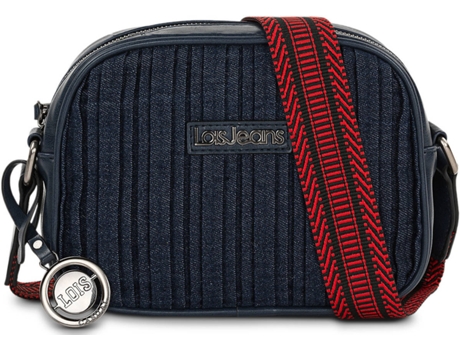 Bolsa LOIS 313286 Polipiel, Poliéster Mujer (Azul)