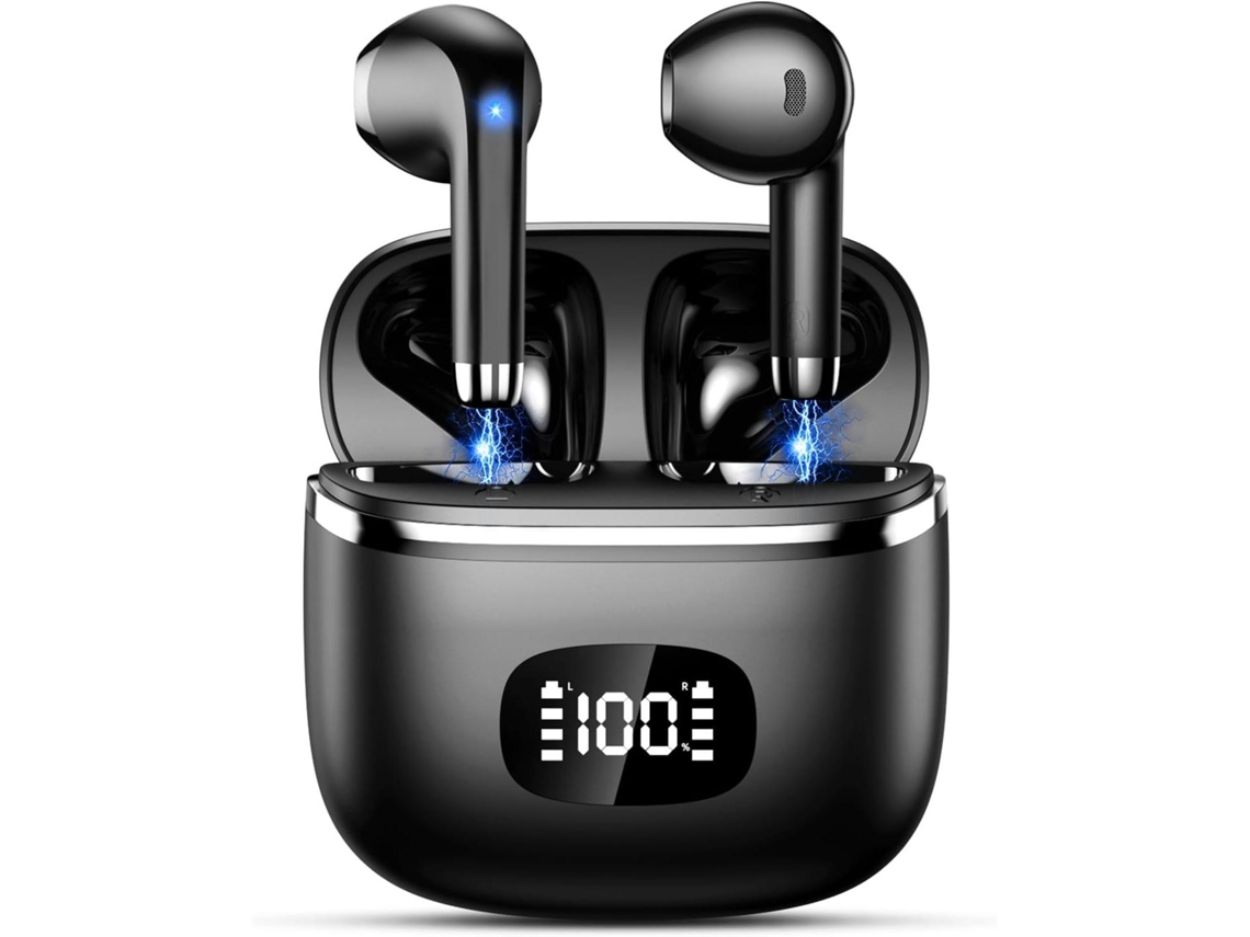 Auriculares Inalámbricos Bluetooth Con Micrófono Con Cancelación De Ruido Enc Y 40 Horas De Autonomía.