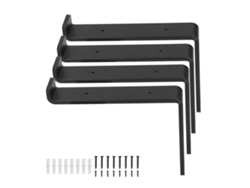 Soportes Para Estantes, Resistentes Y Duraderos, De Acero Al Carbono, Con Diseño De Saliente Y Amplia Aplicación.
