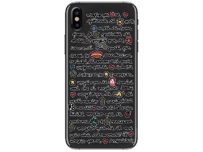 Funda iPhone X, XS SILVIA TOSI Voglio Multicolor