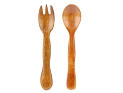 MEOIRUERY Set de Cuchara y Tenedor Portátil y Duradero Accesorios de Cocina para Hogar