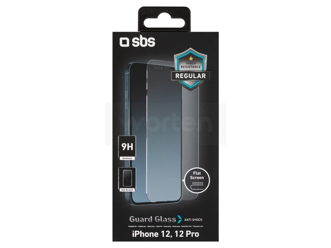 Protector de Pantalla iPhone 12/ Pro SBS Resistencia+