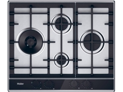 Placa de Gas INOX HAIER HAHG6D5TX (Gas Natural - 60 cm - Inox)