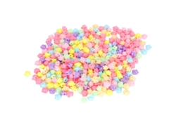 300 Cuentas De Plástico Con Forma De Flor Para Manualidades, Fabricación De Joyas Y Joyería Infantil.