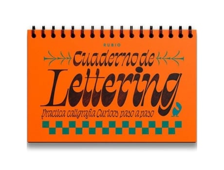 Cuaderno de escritura y caligrafía Rubio Lettering Curioos 30,4 x 20,4 cm 212 Hojas