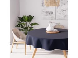 Toalla de Mesa SOLEIL DOCRE Redonda Manchas Alix Azul (diâmetro 180 cm)
