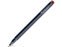 Marcador FABER-CASTELL Fino (Marrón - 0.4 mm)