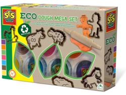 Plastilina SES Mega Set con accesorios de madera ecológica (Edad Minima: 24 meses)