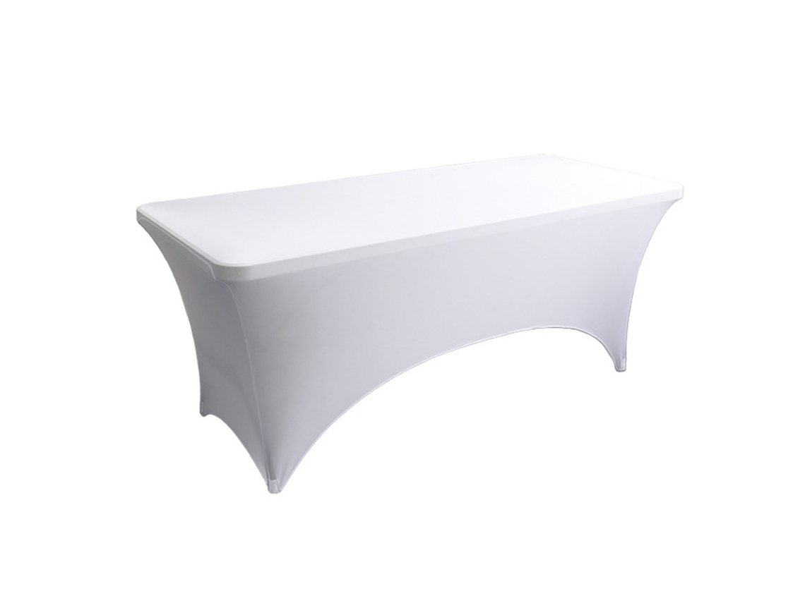 NEVEANCE Mantel de baja transmisión de luz, con bolsillos elásticos en las patas y diseño resistente al desgarro, perfecto para fiestas, bodas y banquetes, bla