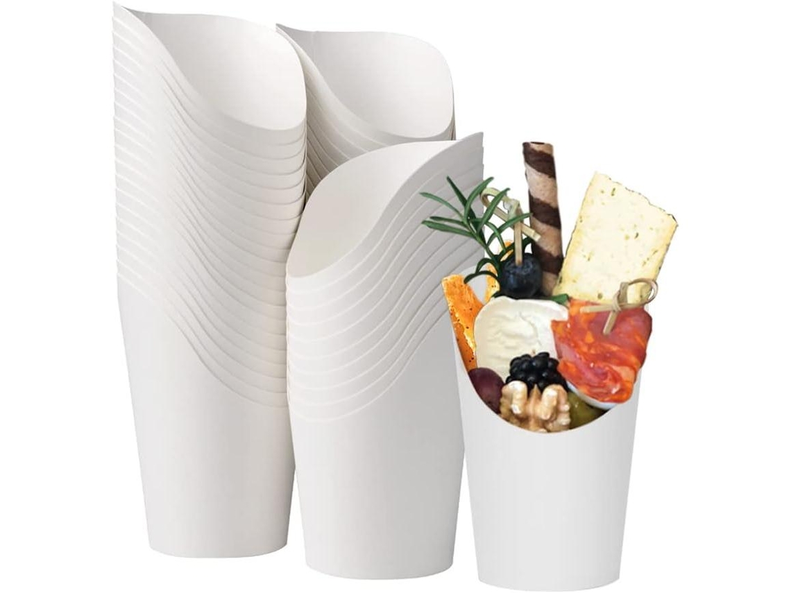 Paquete de 50 vasos desechables MDUG de 414 ml para fiestas (14 oz)