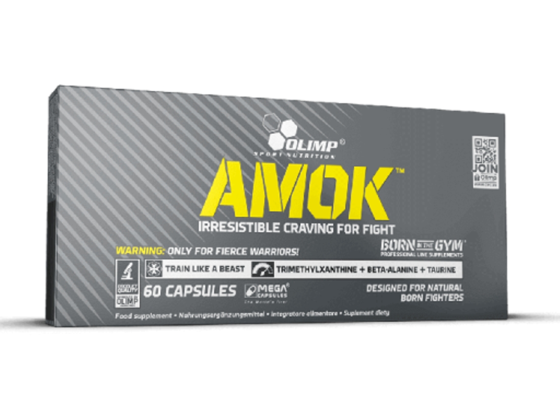 Complemento Alimentar OLIMP NUTRITION Olimp Nutrition Amok 60 Cápsulas