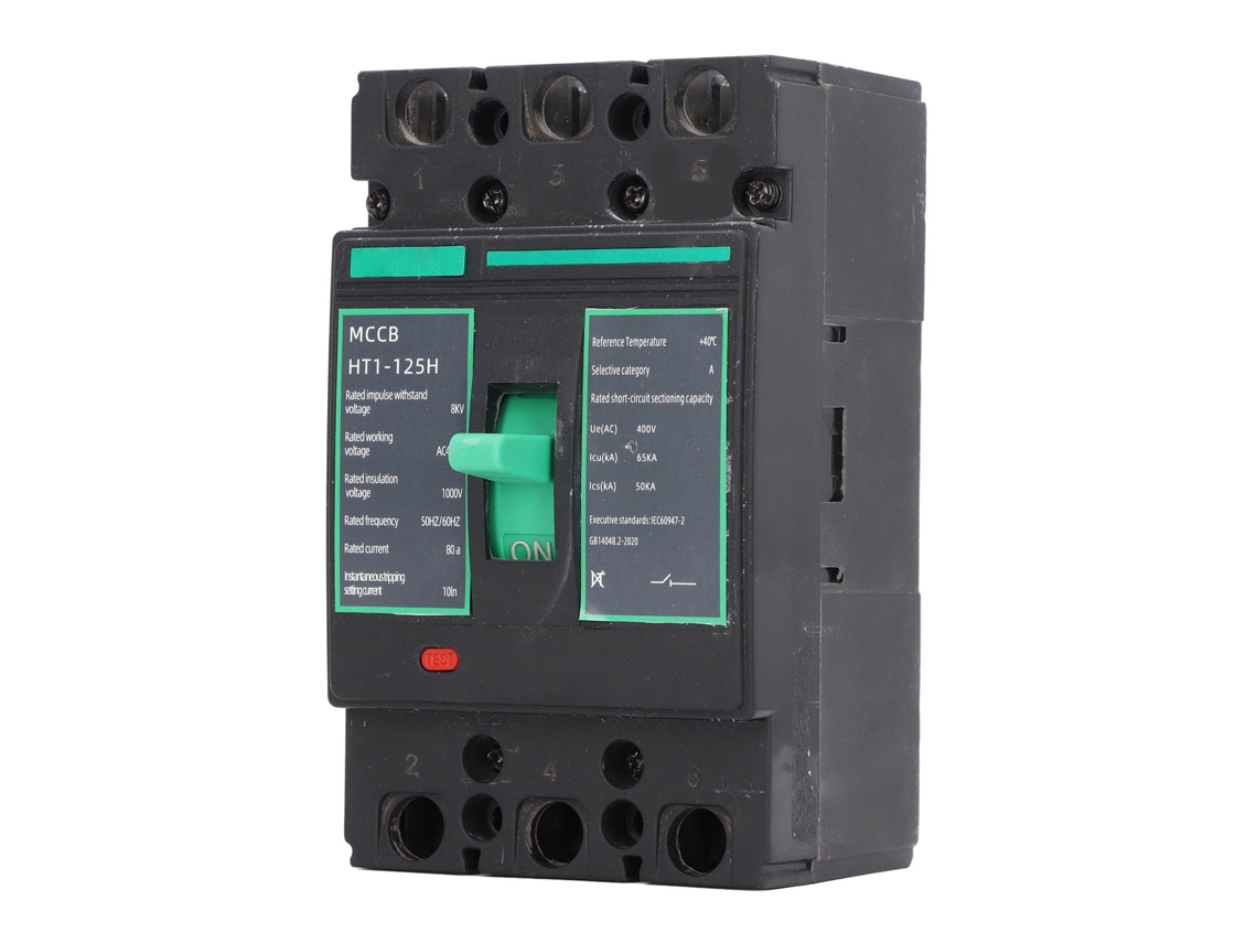 Disyuntor Mccb 3p 80a 400v Interruptor De Protección De Alta Capacidad Para Hogar