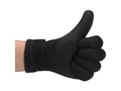 Luvas Spider 3 Mm Neoprene Preto Lmetalsub