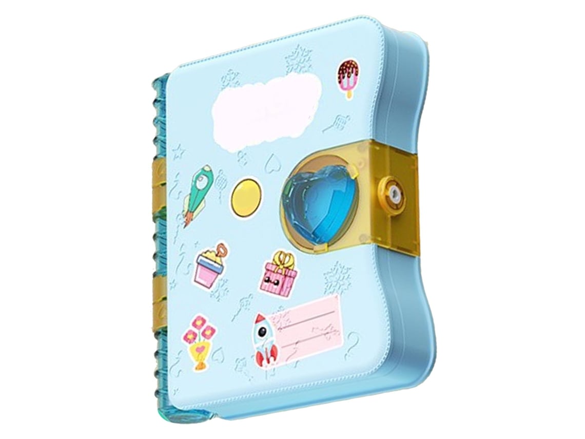 Bj-book Surpresa Mágica para Meninas Caixa Secreta de Joias Artigos de Papelaria Diário Princesa Azul Celeste