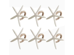 6 Servilleteros, Servilletero Con Forma De Estrella De Mar Compatible Con Manteles