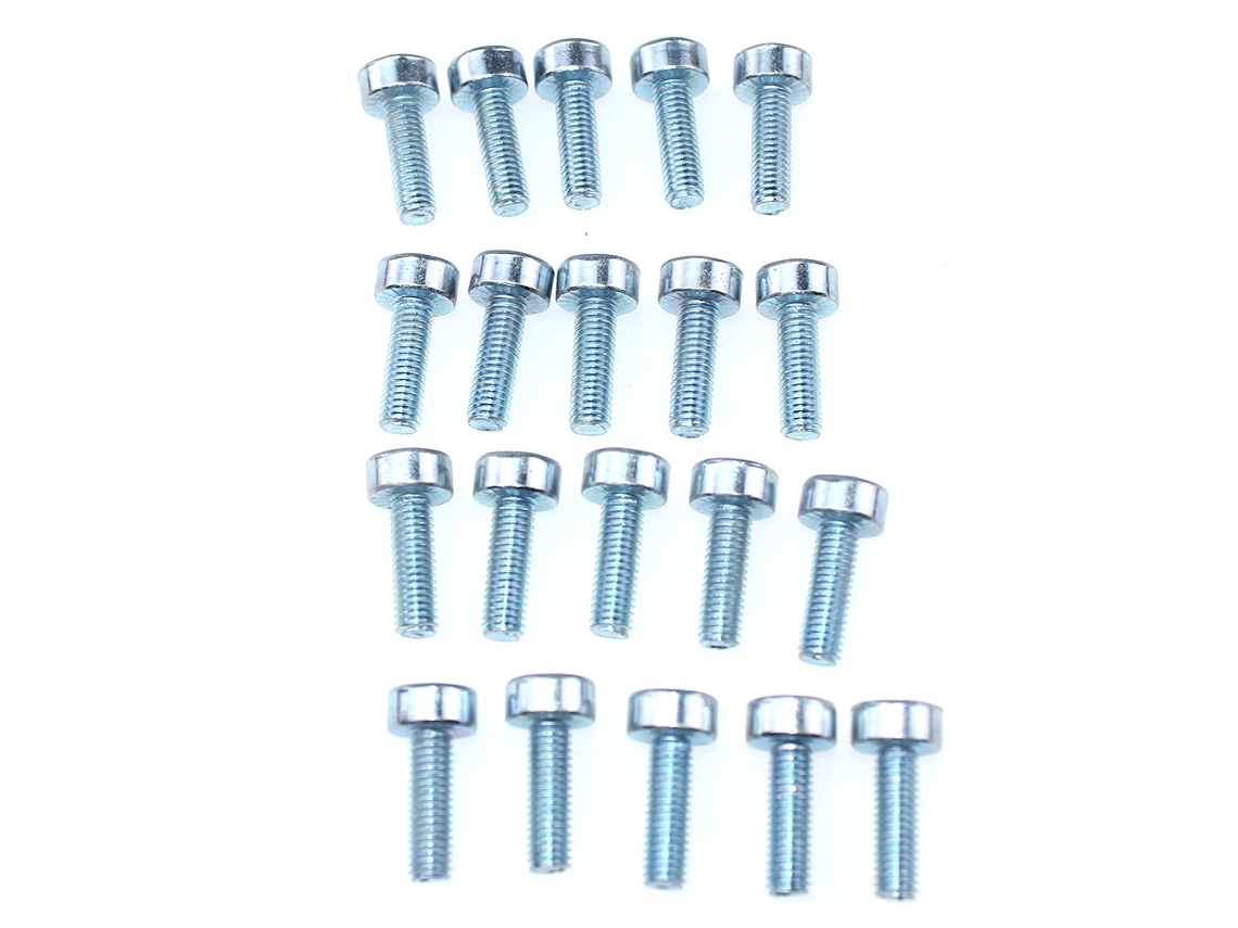 20 paquetes de tornillos estriados T27 M5x20 para motosierra Stihl, Oleo, Mac, Dolmar, Makita, cepillo, sierra desbrozadora, bordeadora, sopladora, cortasetos Lahdek