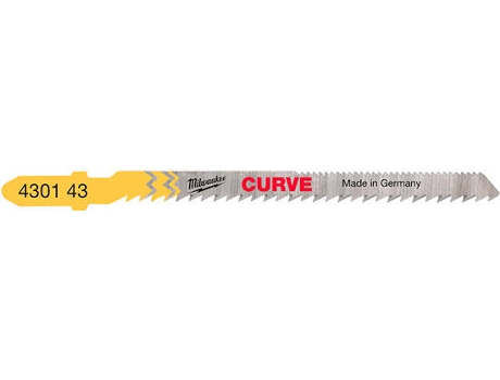 Cuchilla MILWAUKEE Segueta De Corte Curvo (75 x 2.5 mm Curve 5 peças)