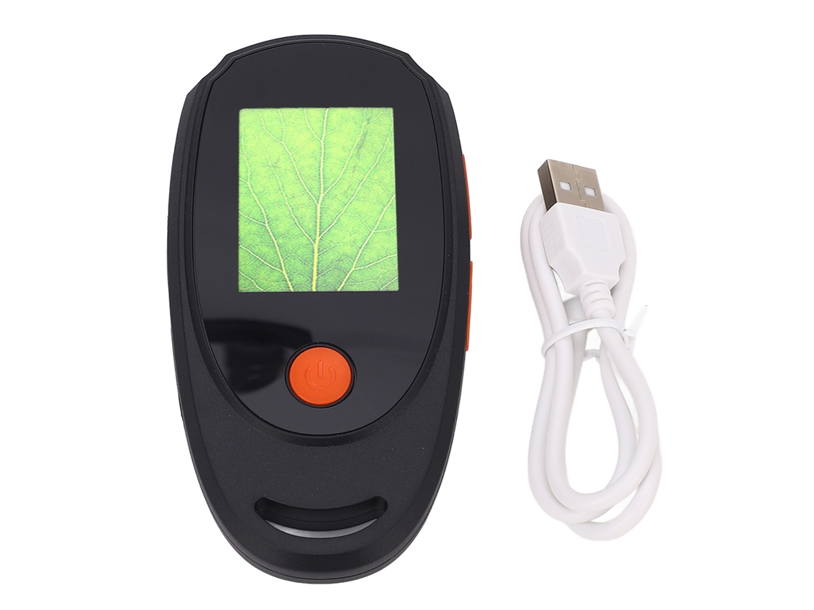 Microscopio Digital Portátil De 500 Aumentos Con Pantalla Ips De 2", 2 Mp Y 8 Luces Led Para Experimentos Científicos.