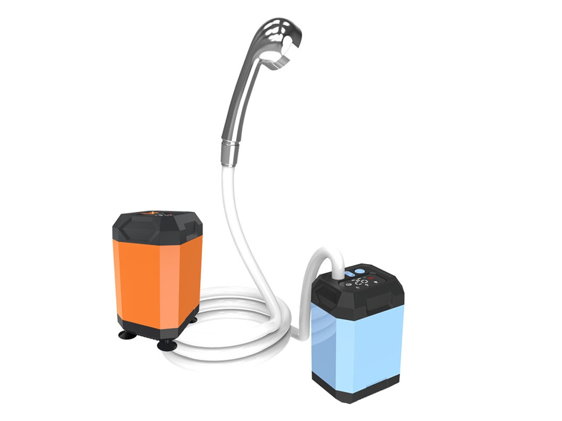 Ducha Portátil Inalámbrica Para Camping Con Batería Recargable, Pantalla Digital Y Alta Presión De Agua.