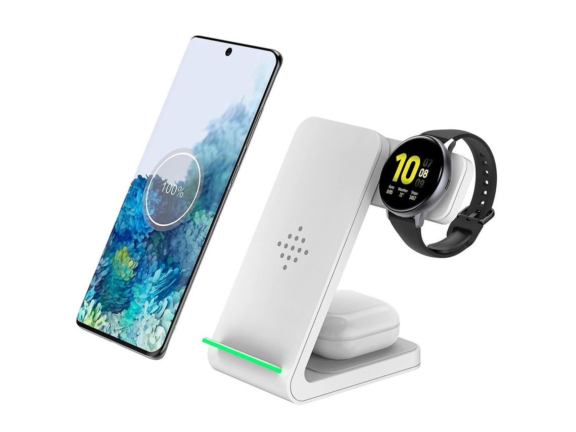 Cargador Sem Fio Fast Para Apple, Samsung Yizhood Blanco
