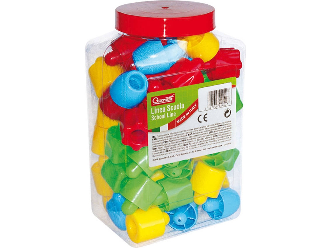 Juego Educativo QUERCETTI EDU Big Pegs 45mm 60pz (Edad Mínima: 1 Año)