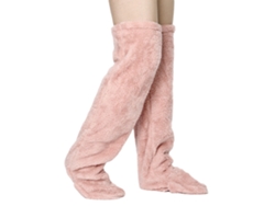 Calcetines Por Encima De La Rodilla, Calcetines Altos Cálidos De Invierno, Calentadores De Piernas Cálidos (rosa Nude) Cuich