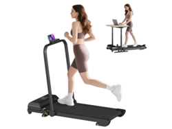 Cinta De Correr Plegable, 2,5 Cv, Luces Led, Velocidad De 10 Km/h, Mando A Distancia, Color Negro.