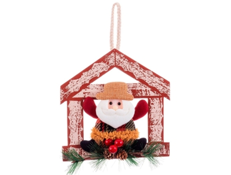 Lienzo JUINSA Colgante Casita Papé Tecido (19 cm)